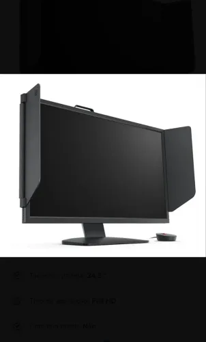 Monitor Zowie Esports Xl2546k 240hz com Dyac+ Plus 24,5 Pol