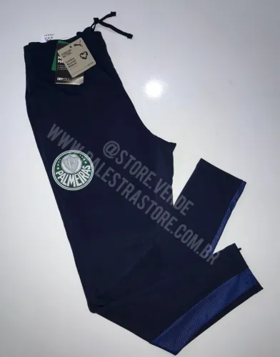 CALÇA TREINO PALMEIRAS 2022 AZUL - PUMA