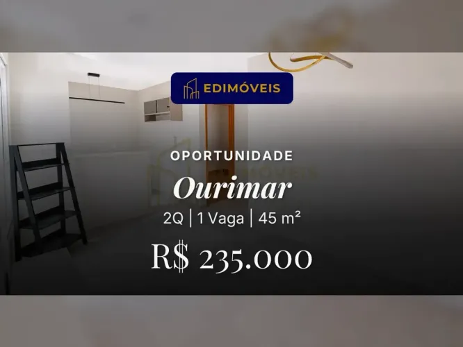 Apartamento 2 quartos em Ourimar, sua chance de morar bem perto da praia!