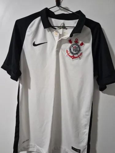 Camiseta Corinthians Branca 2015 tamanho P