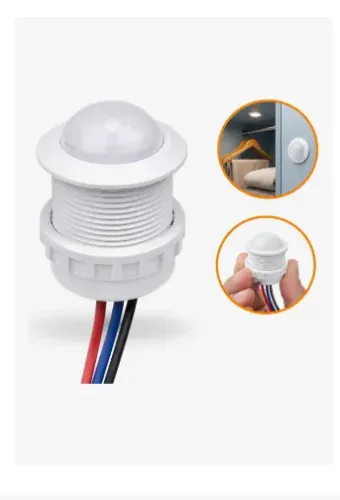 Sensor Presença Fotocélula Embutir Compacto Móveis Bivolt