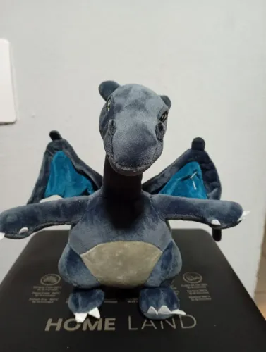 Pelúcia Charizard Pokémon 18cm Cinza escuro