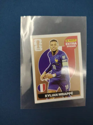 Figurinha da copa extra sticker legend do mbappé