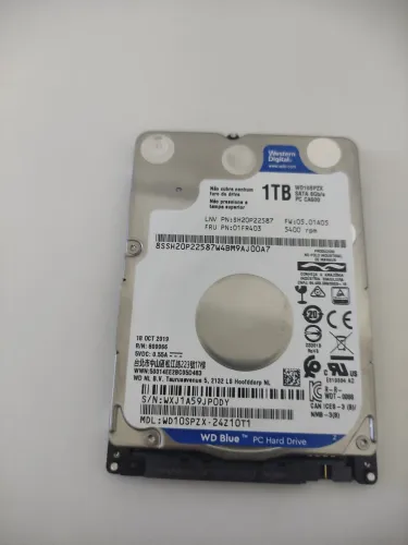 HD sata de1 tb slim saudável