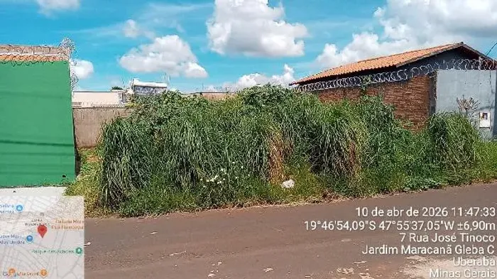Oferta da Caixa Terreno no Jardim Maracana, Uberaba - MG, N. SN LT 12, 258,2m² | Venda On