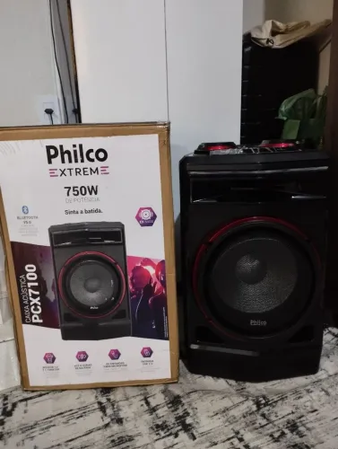 Caixa de Som Bluetooth Philco PCX7100 com Sub de 12