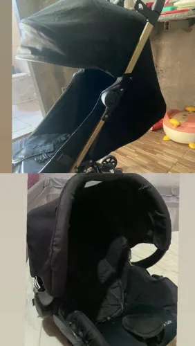 Vendo carrinho de passeio e bebê conforto em perfeito estado