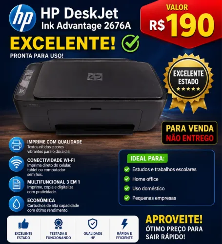 Impressora HP DeskJet Ink Advantage 2874