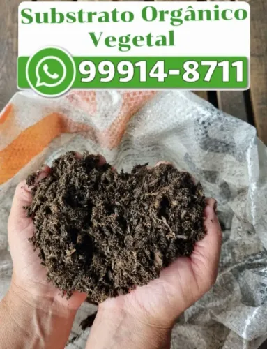 Substrato Vegetal Orgânico: 25 reais sacos com 15kg