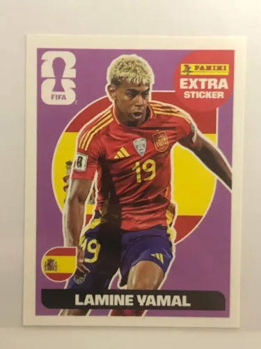 Figurinha extra Legend Yamal regular original Panini Copa do Mundo de 2026