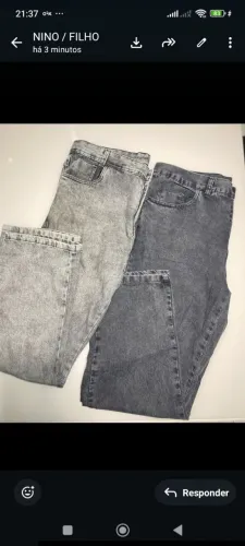 Calça jeans baggy ,  estilo streetwear! OBS: 160 ,00 as duas 