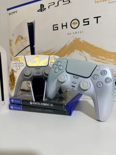 PS5 Slim Midia Fisica 1TB Edição Ghost + Garantia + Aceito Trocas