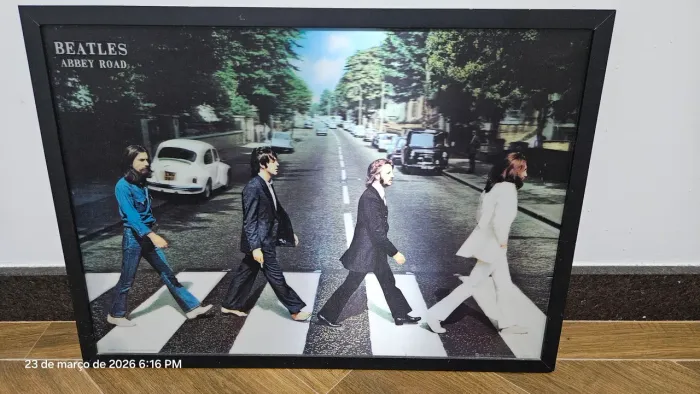 Quadro The Beatles - Abbey Road - 3D