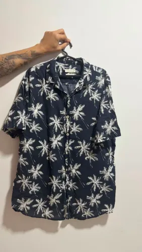 Camisa de botão coqueiros Foxton
