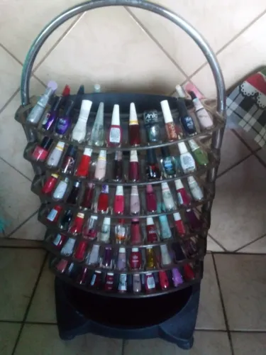 Carrinho para esmaltes completo grande