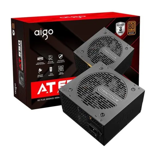 Fonte aigo 650w 80 plus PFC ativo