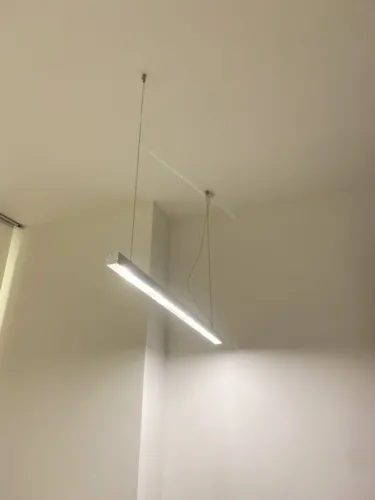 Pendente Linear Luminária Led Integrado Teto 