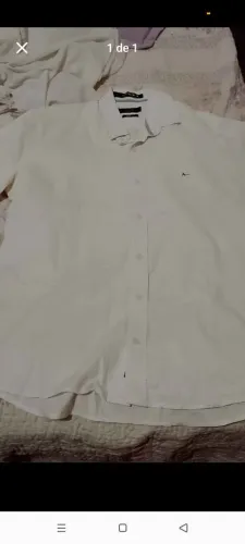 Camisa bege 10 reais 