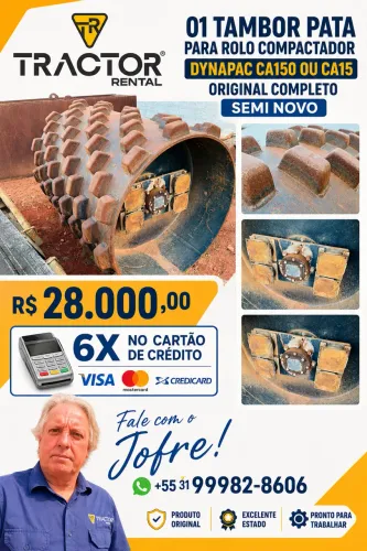Kit pata para Rolo Compactador
