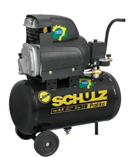 Compressor de Ar Schulz 25lts semi-novo!