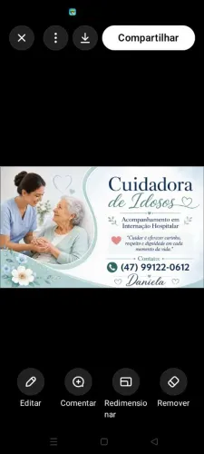 Cuidadora de Idosos | Daniela