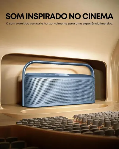 Soundcore Motion X600 da Anker Caixa de Som Portáteis Bluetooth - Áudio Espacial Hi-Res