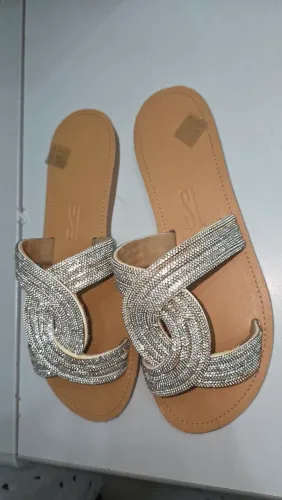 Rasteira santa lolla Strass