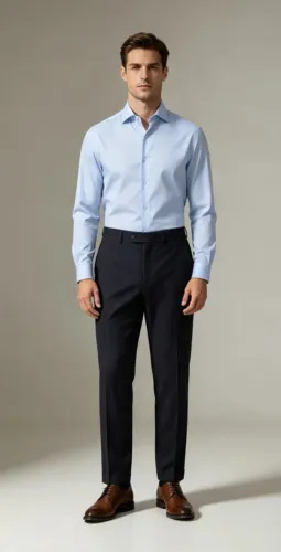 Calça Masculina Social Risca de giz tamanho único