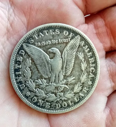 Antiga e rara moeda de prata ano 1892 para colecionadores
