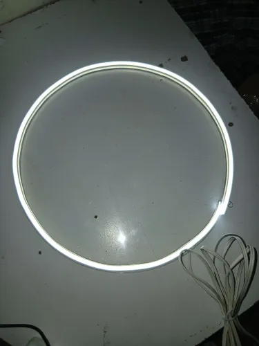 Painel de led neon branco frio acrilico para aniversário, decoração 30cm