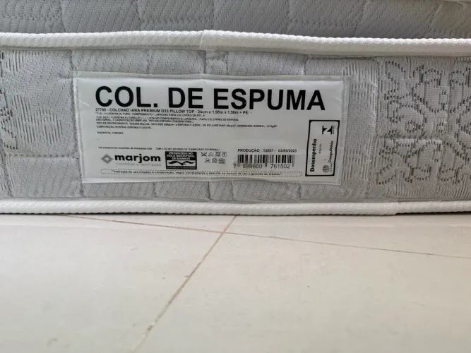 Colchão de espuma Queen 
