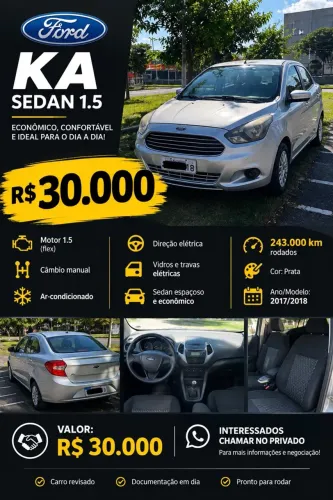 Ford KA+ Sedan 1.5 16V Flex 4P 2018