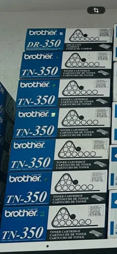 Lote de 08 Toner TN350 Brother + 01 DR350