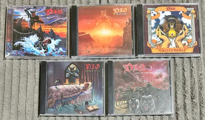 Dio Discografia 5 Primeiros Álbuns de Estúdio Importados