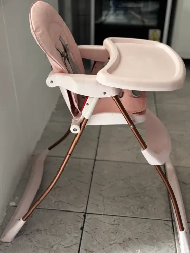 Cadeira de refeição Burigotto Bon Appetit(rosa)- conservada