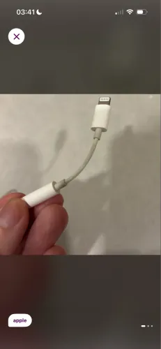 Adaptador iPhone fone original 