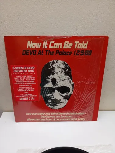 LP Disco de Vinil Devo - Now It Can Be Told (Devo At The Palace 12/9/88) Álbum Duplo Rock