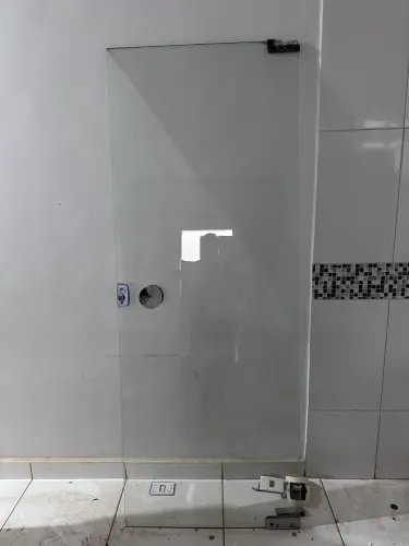 Porta blindex usada