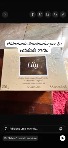 Hidratante lily iluminador