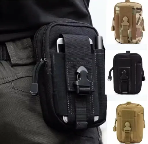 Bolsa Tática Modular Militar molle de Cinto multiuso, Portacelular