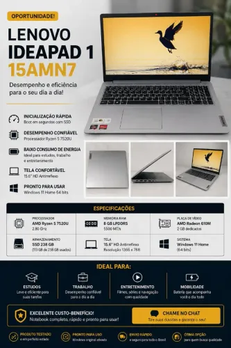 Notebook lenovo