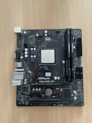 Venda rápida | Kit Placa-Mãe ASRock FM2+ + AMD A8-7600 + 8GB RAM HyperX + Cooler Master