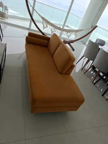 Sofá de Sala Recamier Laranja