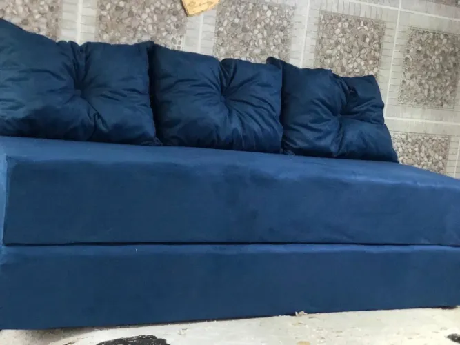Sofá cama 5cm de espuma da fábrica 