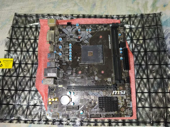 Placa-Mãe MSI A320M-A Pro, AMD AM4, mATX, DDR4, Preto - A320M-A PRO