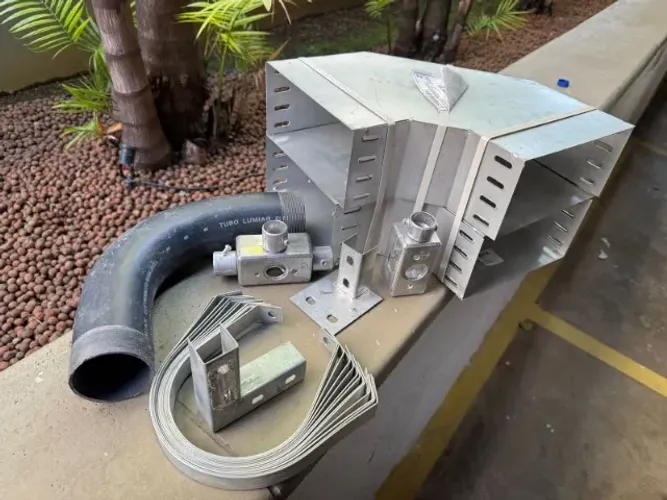 Lote de Materiais Elétricos para Obra 