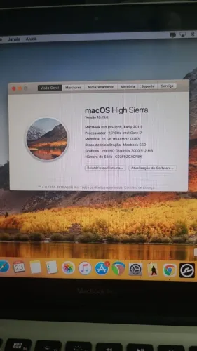 MacBook Pro 15? Apple - i7 | 16GB RAM | SSD + HD | Excelente Estado