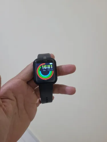 Relógio Inteligente Smartwatch D20 Bluetooth Monitor Cardíaco Black