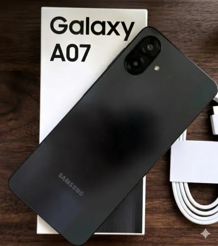 Celular Samsung A07 - Preto - 128 GB - 4 GB RAM