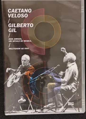 DVD Caetano Veloso e Gilberto Gil - Ao Vivo